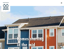 Tablet Screenshot of myedgewatertownhome.com